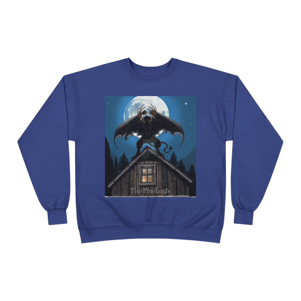 Werewolf Moon Crewneck Sweatshirt — Night Forest Horror Graphic