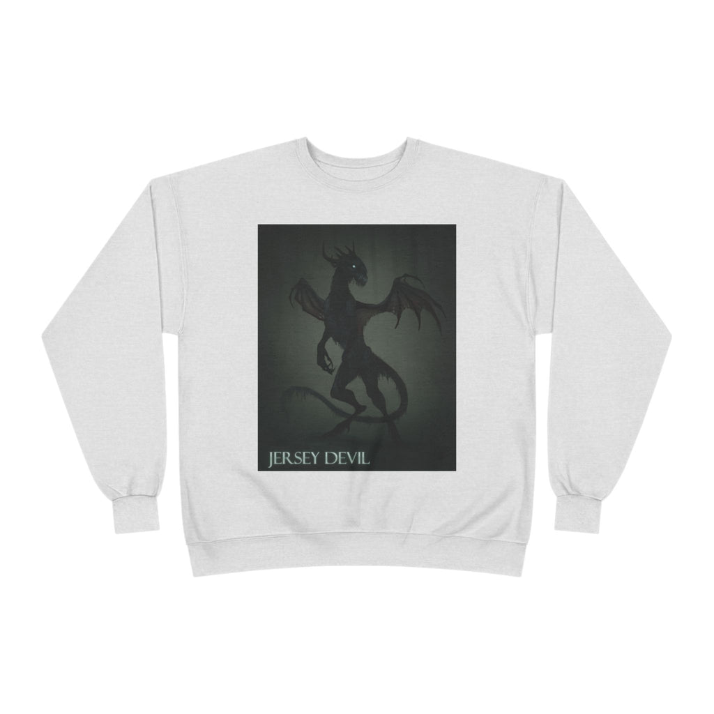 Jersey Devil Crewneck Sweatshirt – Gothic Cryptid Graphic Pullover