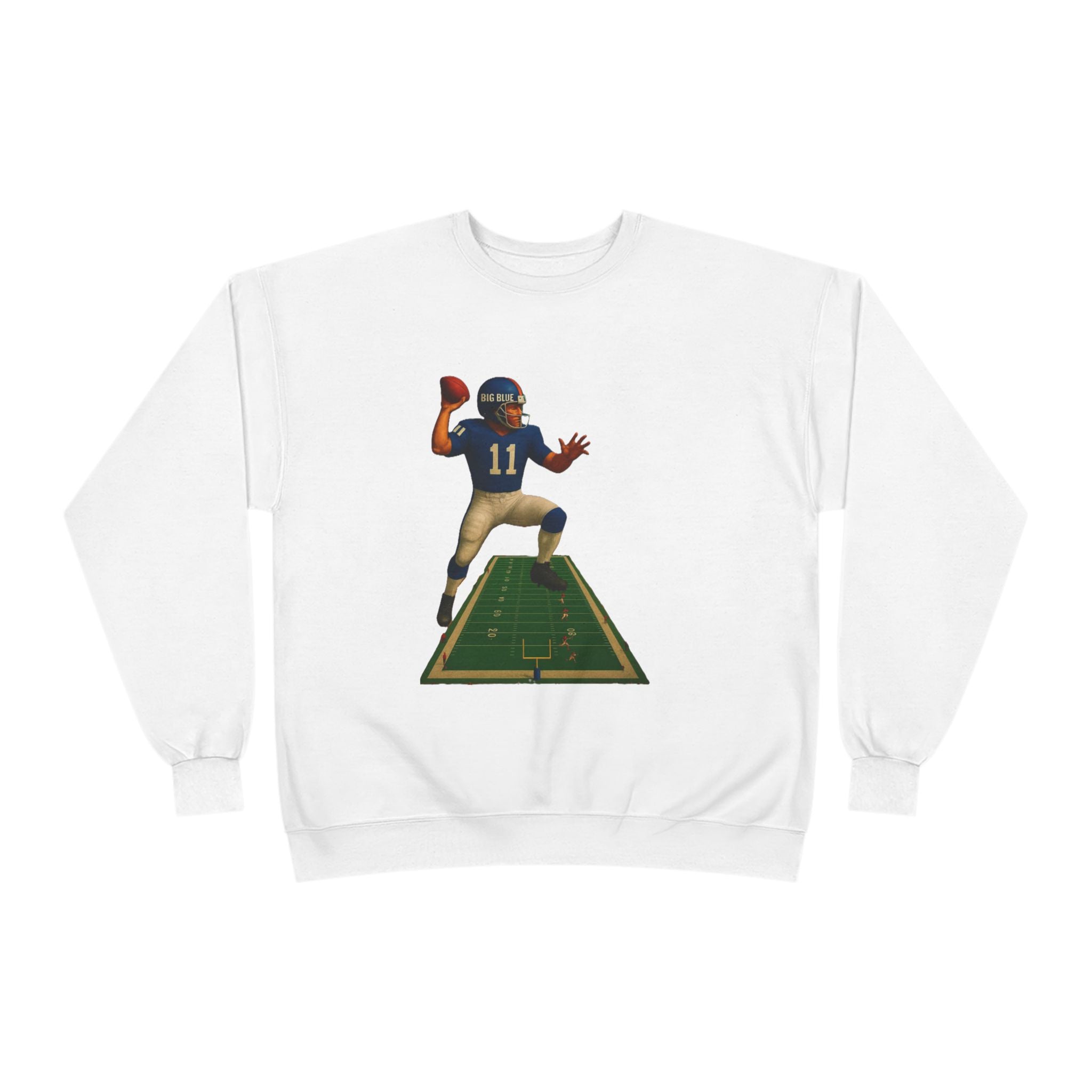 Football Quarterback Graphic Crewneck Sweatshirt