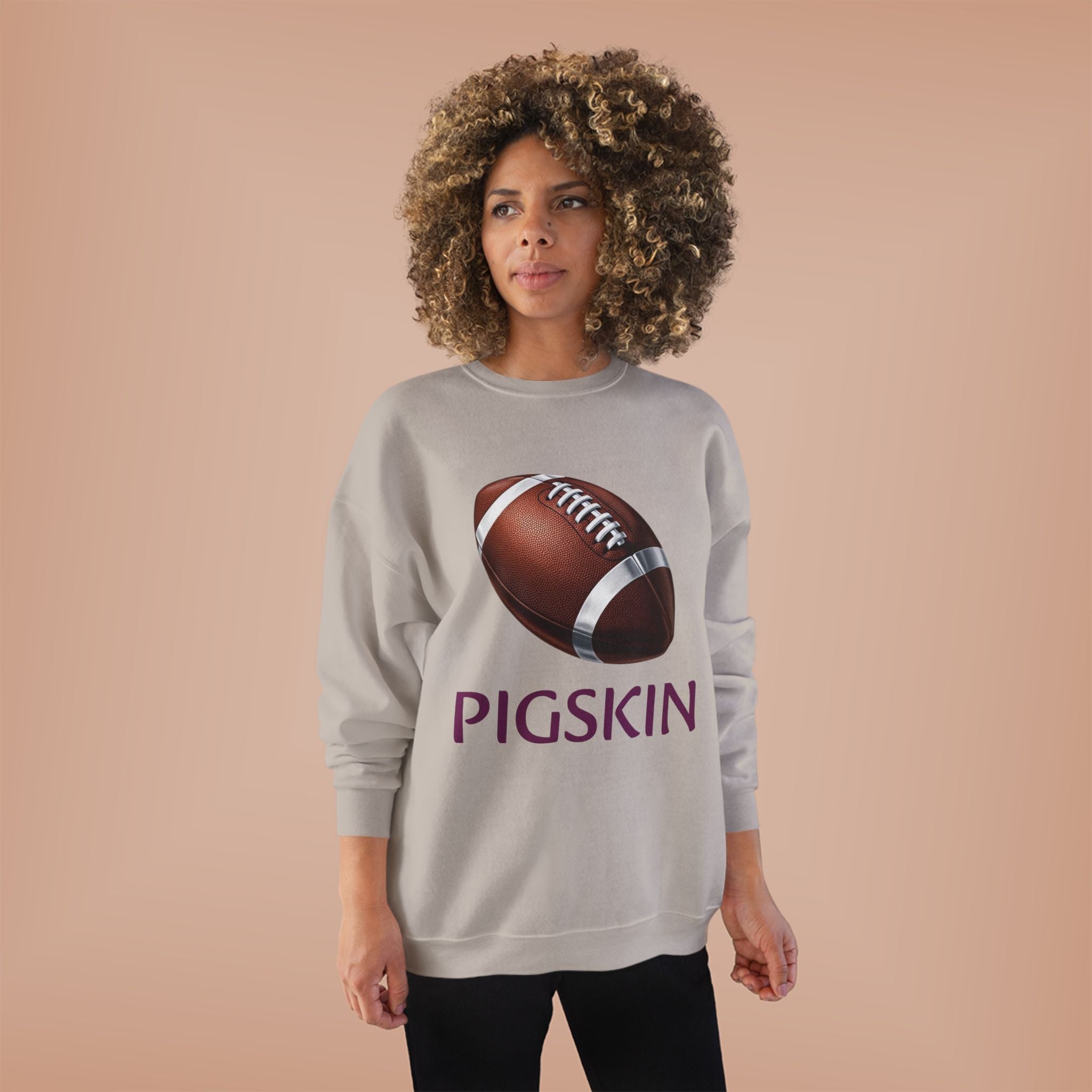 Football Vintage Graphic Sweatshirt — "Pigskin" Crewneck