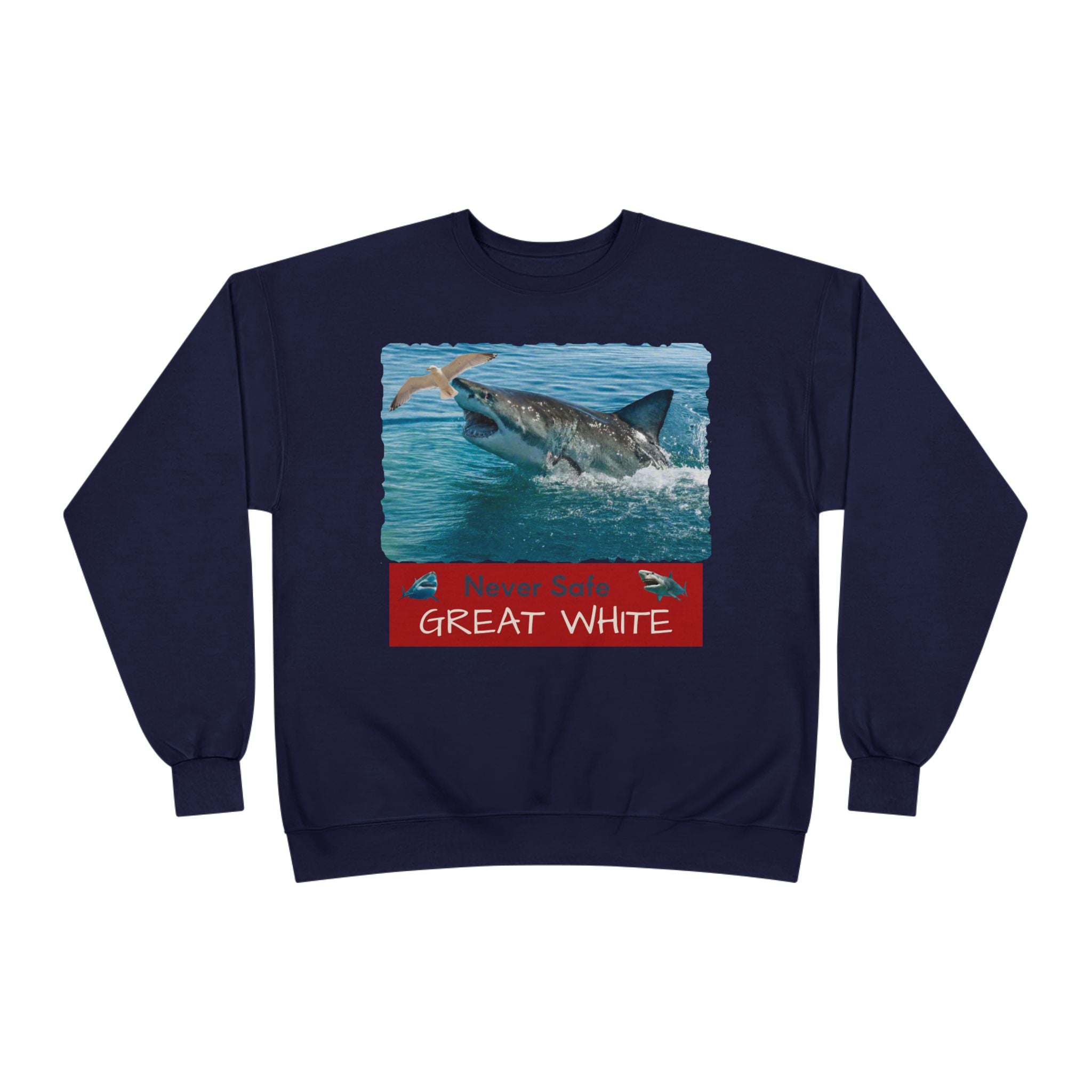 Great White Shark Crewneck Sweatshirt