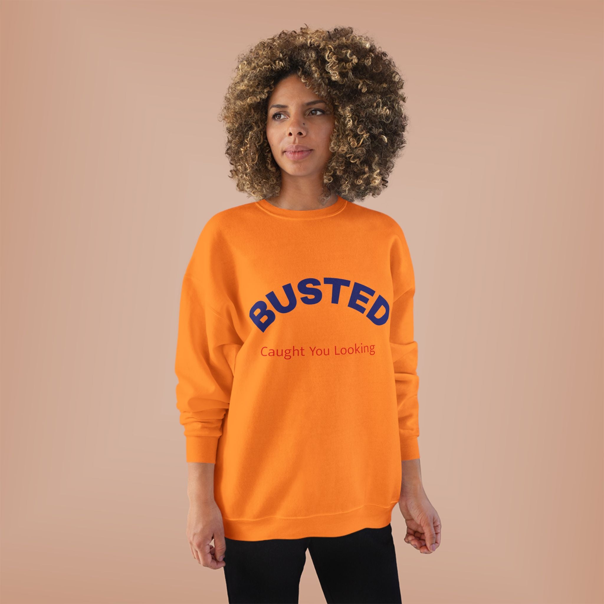 Busted “Caught You Looking” Crewneck Sweatshirt