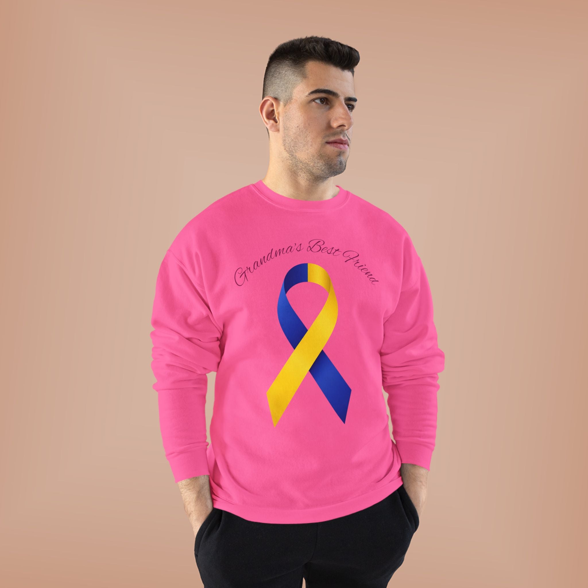 Grandma's Brave Cancer Ribbon Sweatshirt