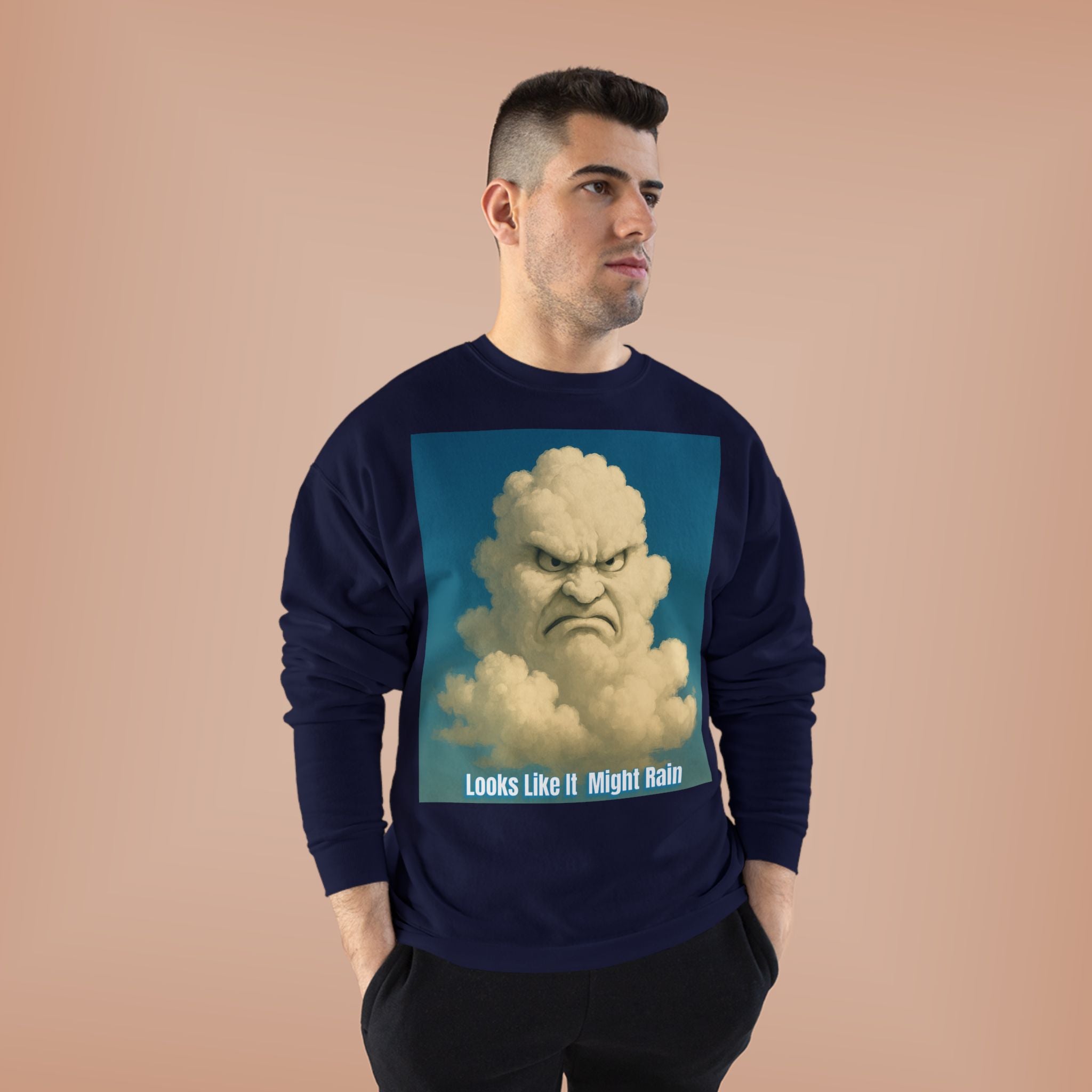 Angry Cloud 'Looks Like It Might Rain' Sweatshirt