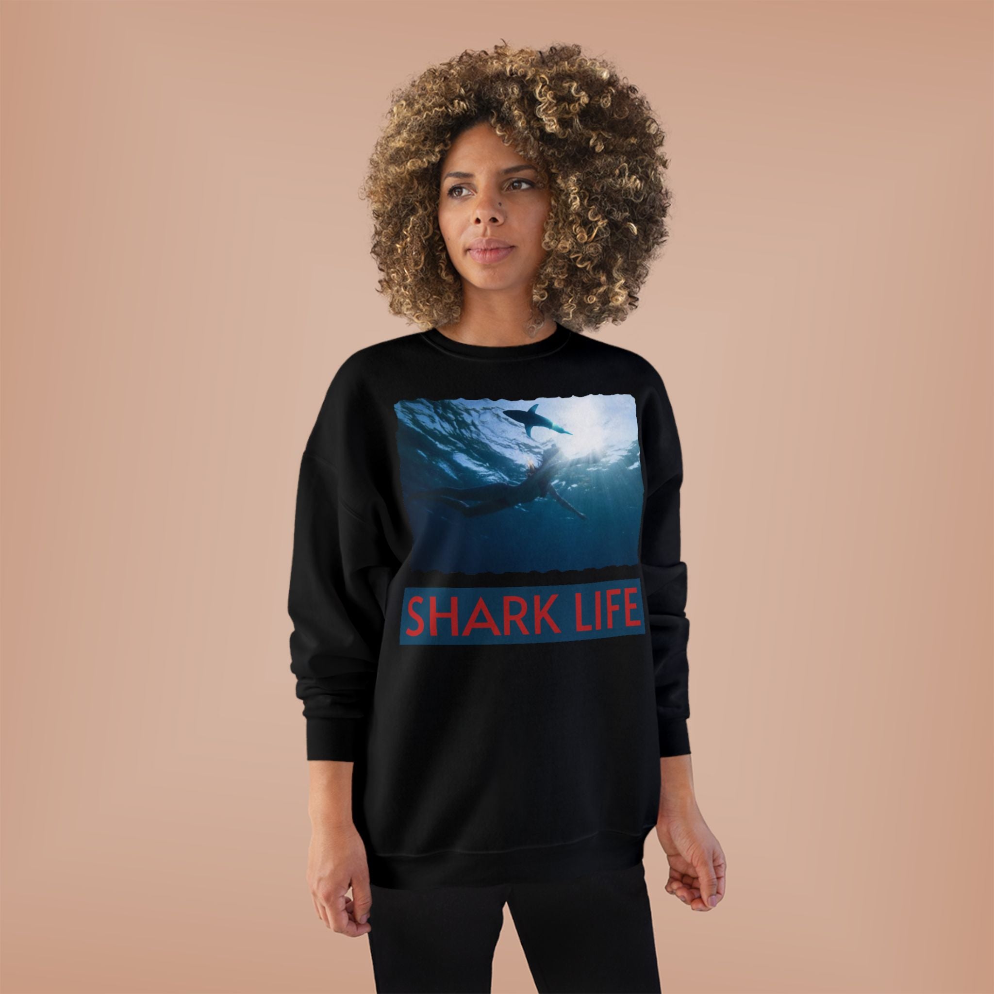 Ocean Sharks Photo Crewneck Sweatshirt