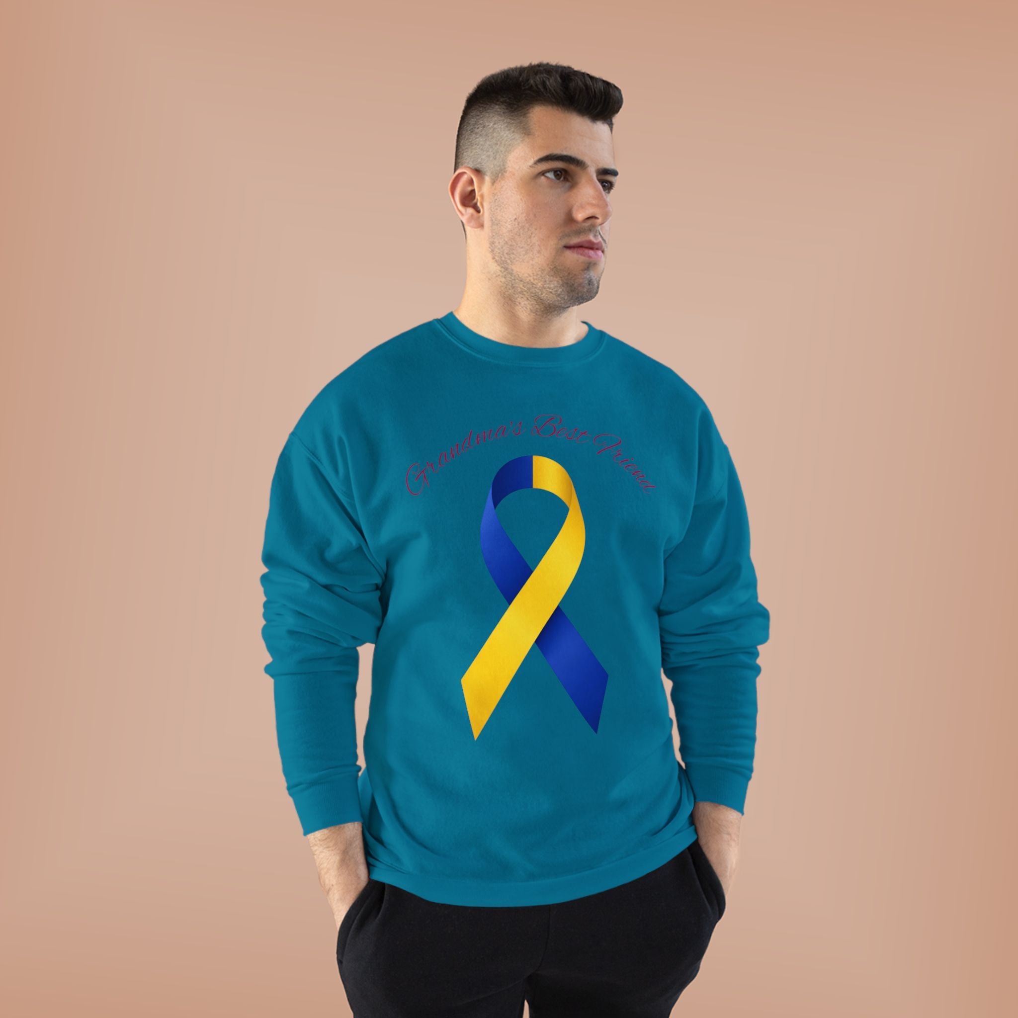 Grandma's Brave Cancer Ribbon Sweatshirt