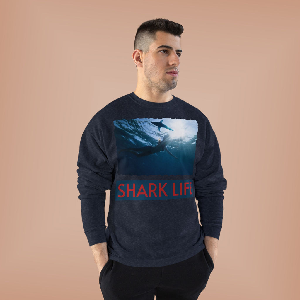 Ocean Sharks Photo Crewneck Sweatshirt