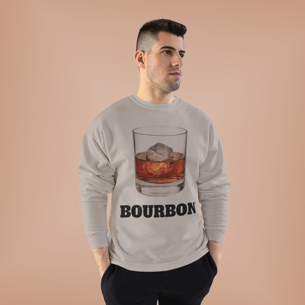 Bourbon Glass Sweatshirt — Vintage Whiskey Crewneck