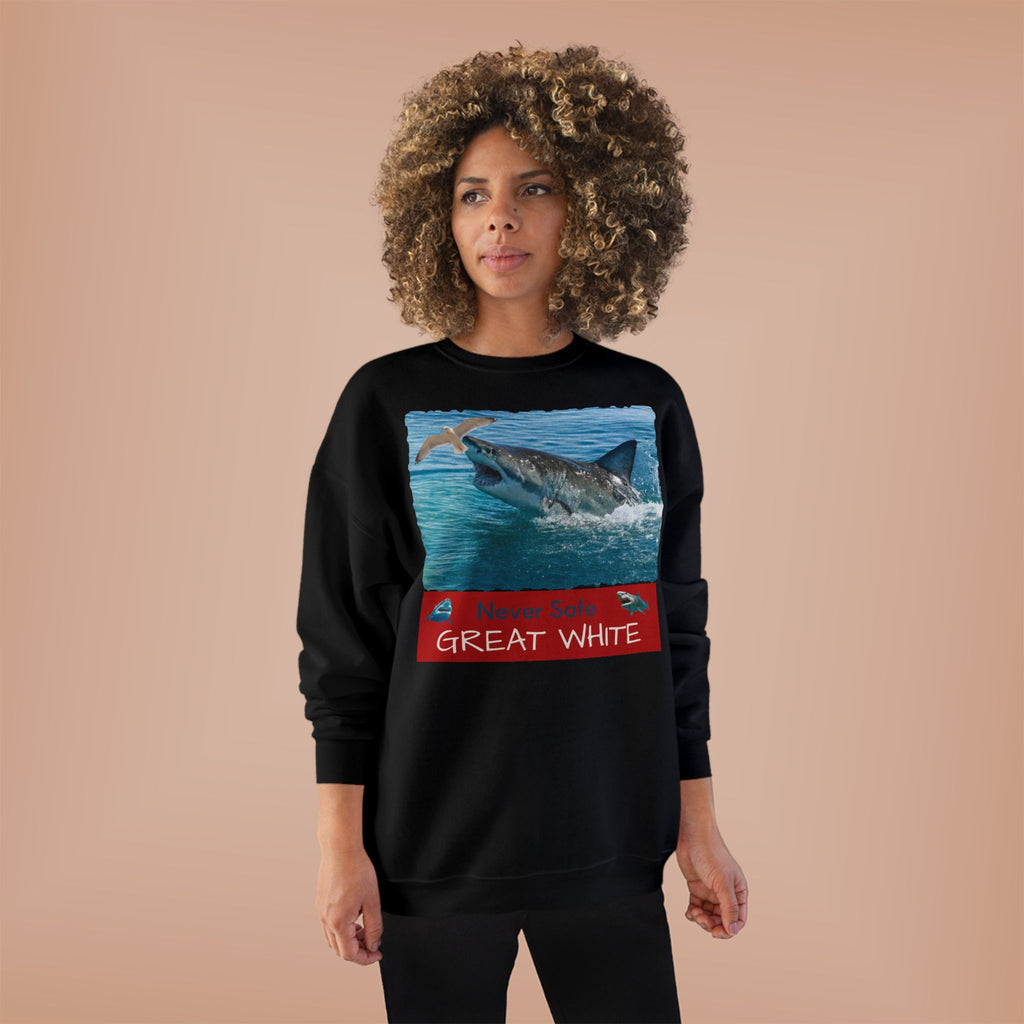 Great White Shark Crewneck Sweatshirt