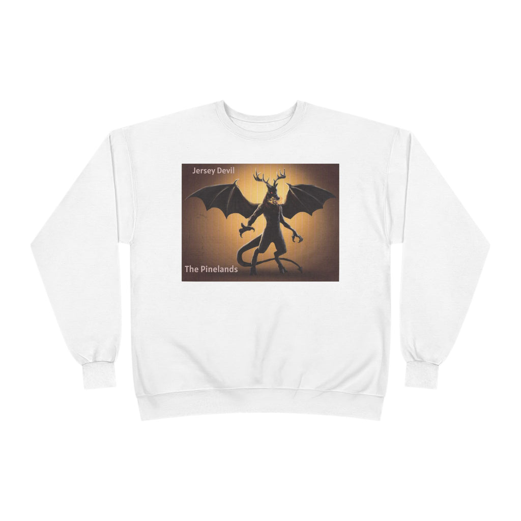 Devil Dragon Crewneck Sweatshirt – "The Firelands" Gothic Fantasy Graphic