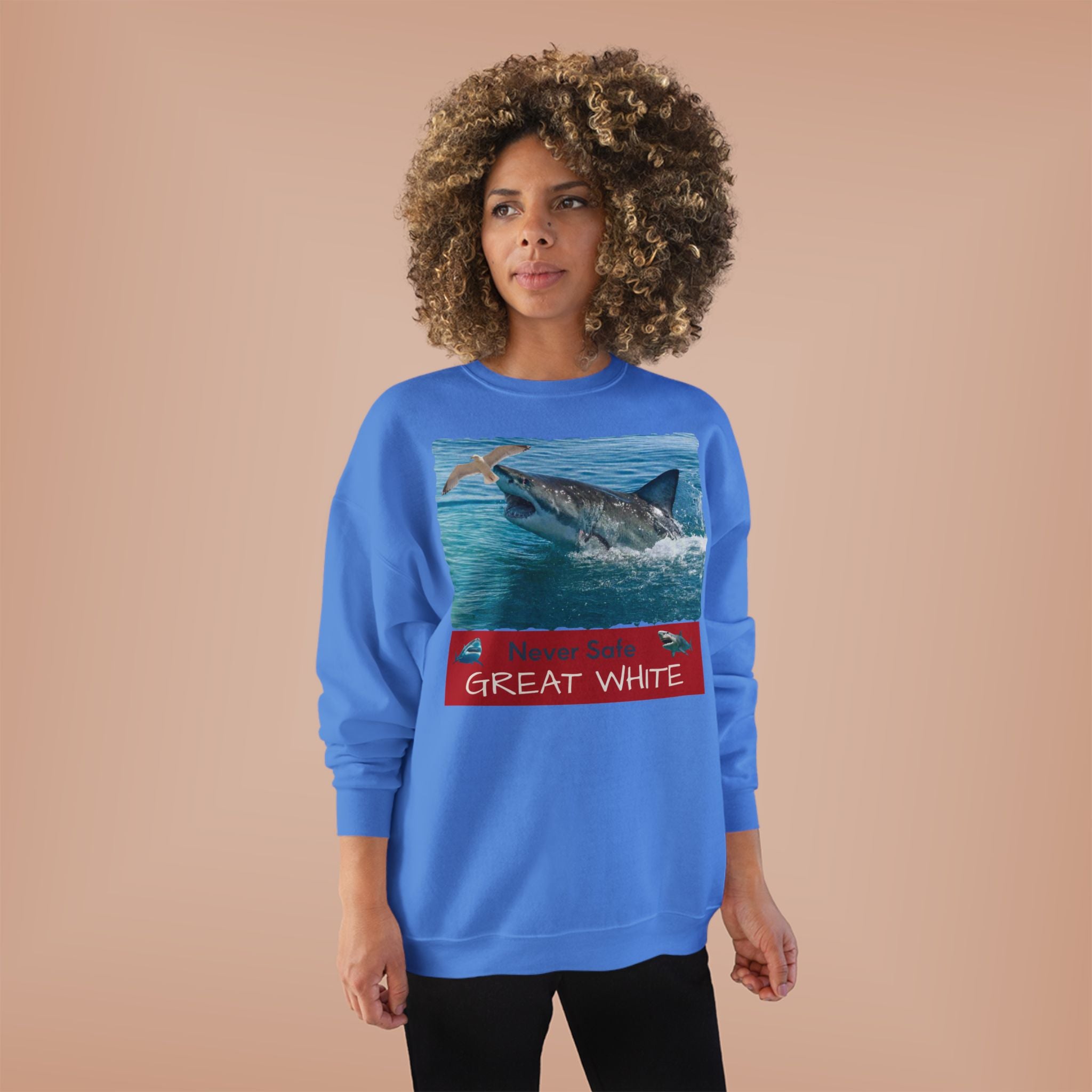 Great White Shark Crewneck Sweatshirt