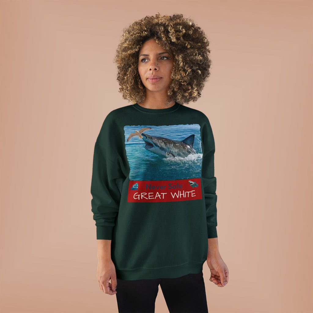 Great White Shark Crewneck Sweatshirt