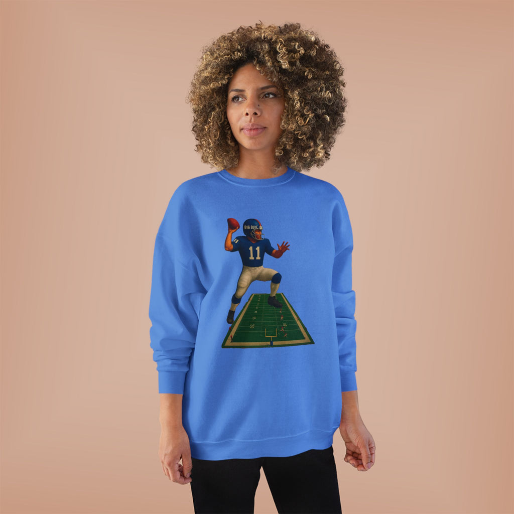 Football Quarterback Graphic Crewneck Sweatshirt