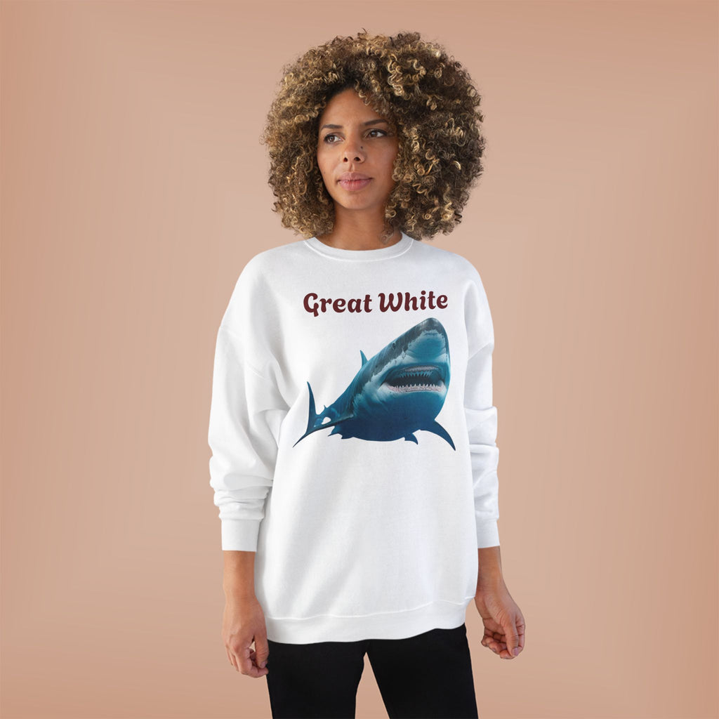 Great White Shark Crewneck Sweatshirt