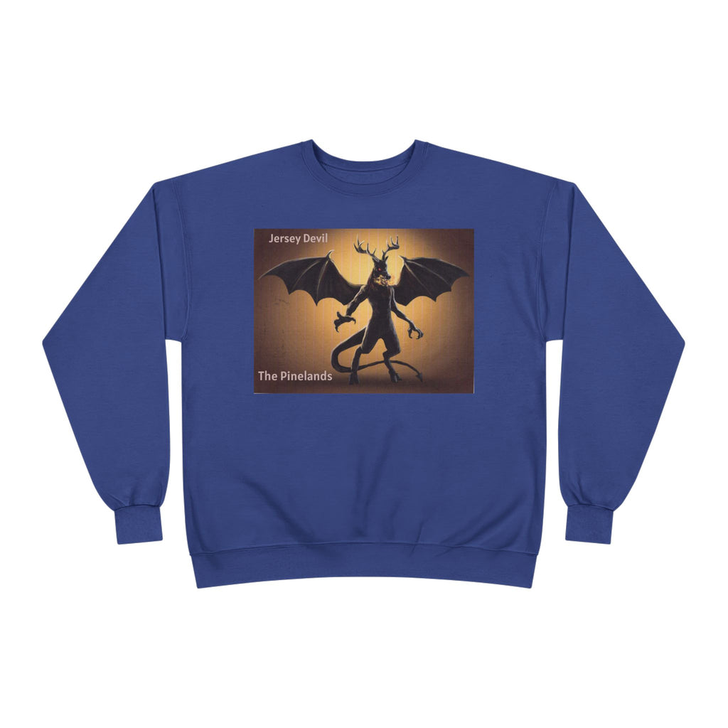 Devil Dragon Crewneck Sweatshirt – "The Firelands" Gothic Fantasy Graphic