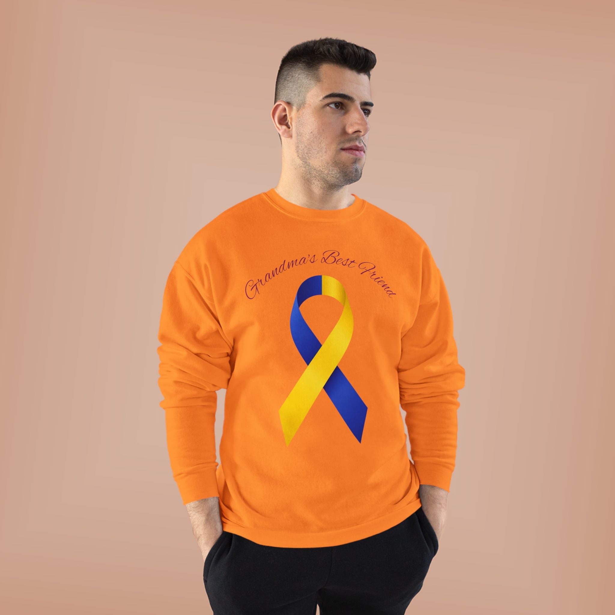 Grandma's Brave Cancer Ribbon Sweatshirt