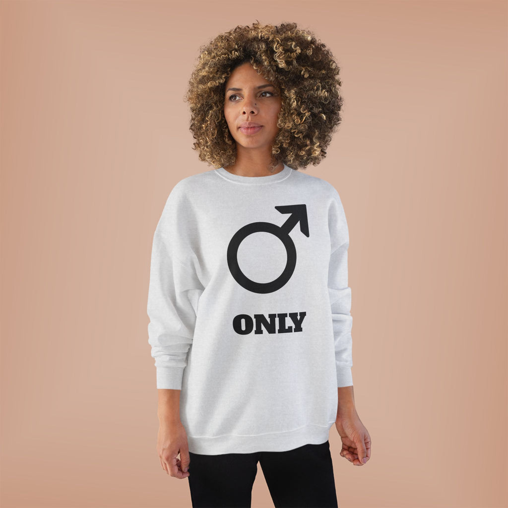 Male Symbol 'Only' Crewneck Sweatshirt