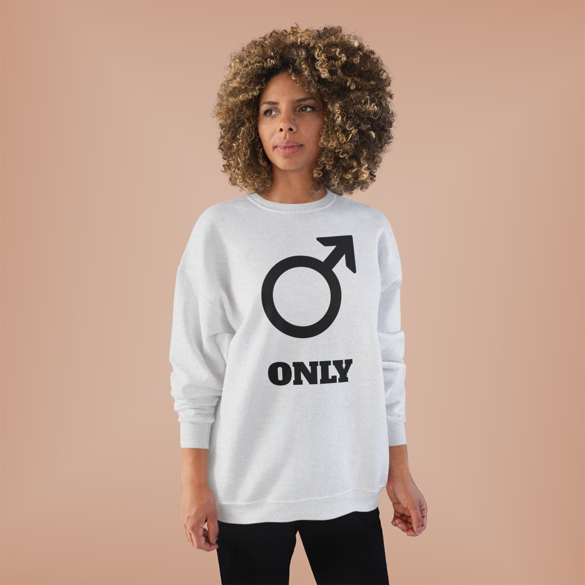 Male Symbol 'Only' Crewneck Sweatshirt