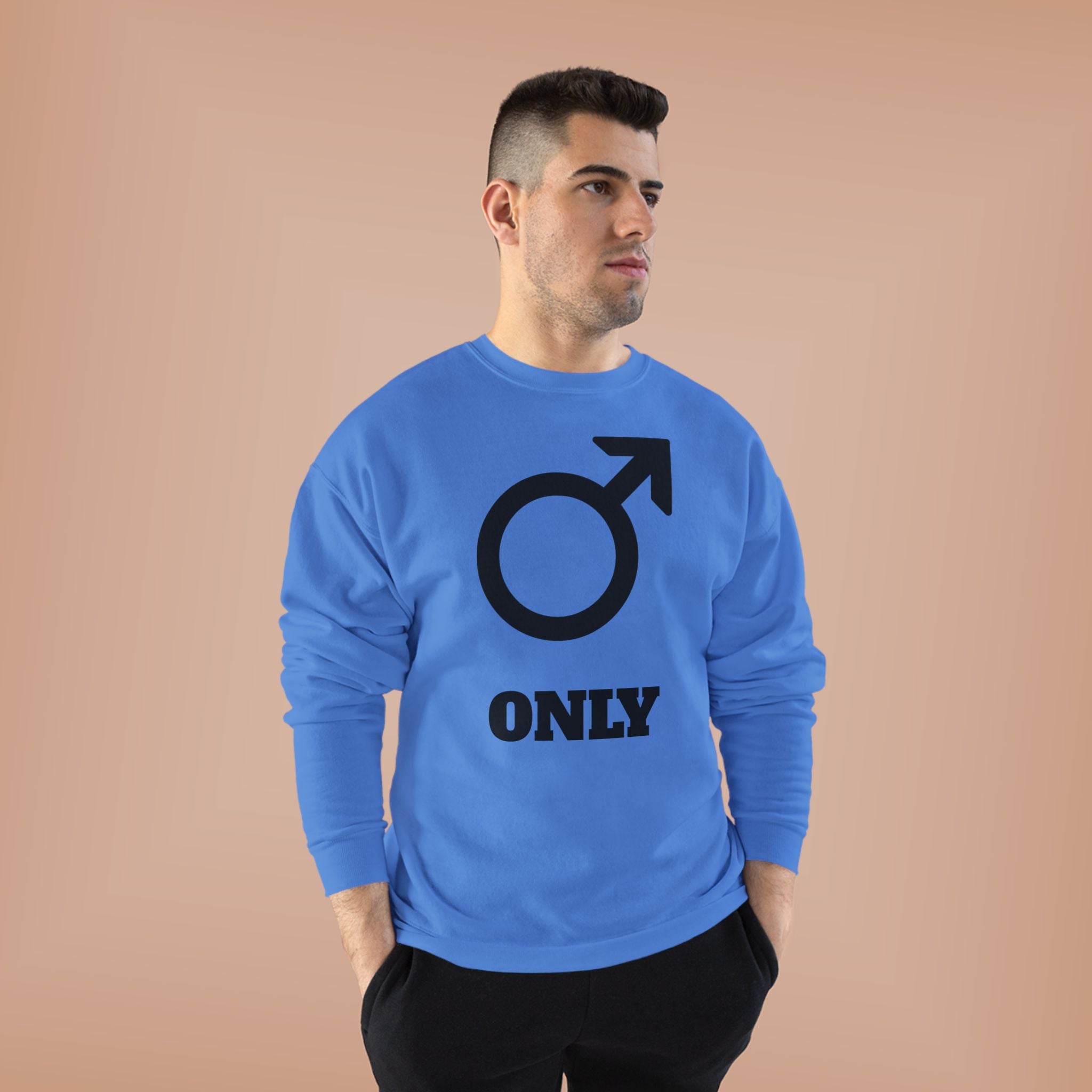 Male Symbol 'Only' Crewneck Sweatshirt