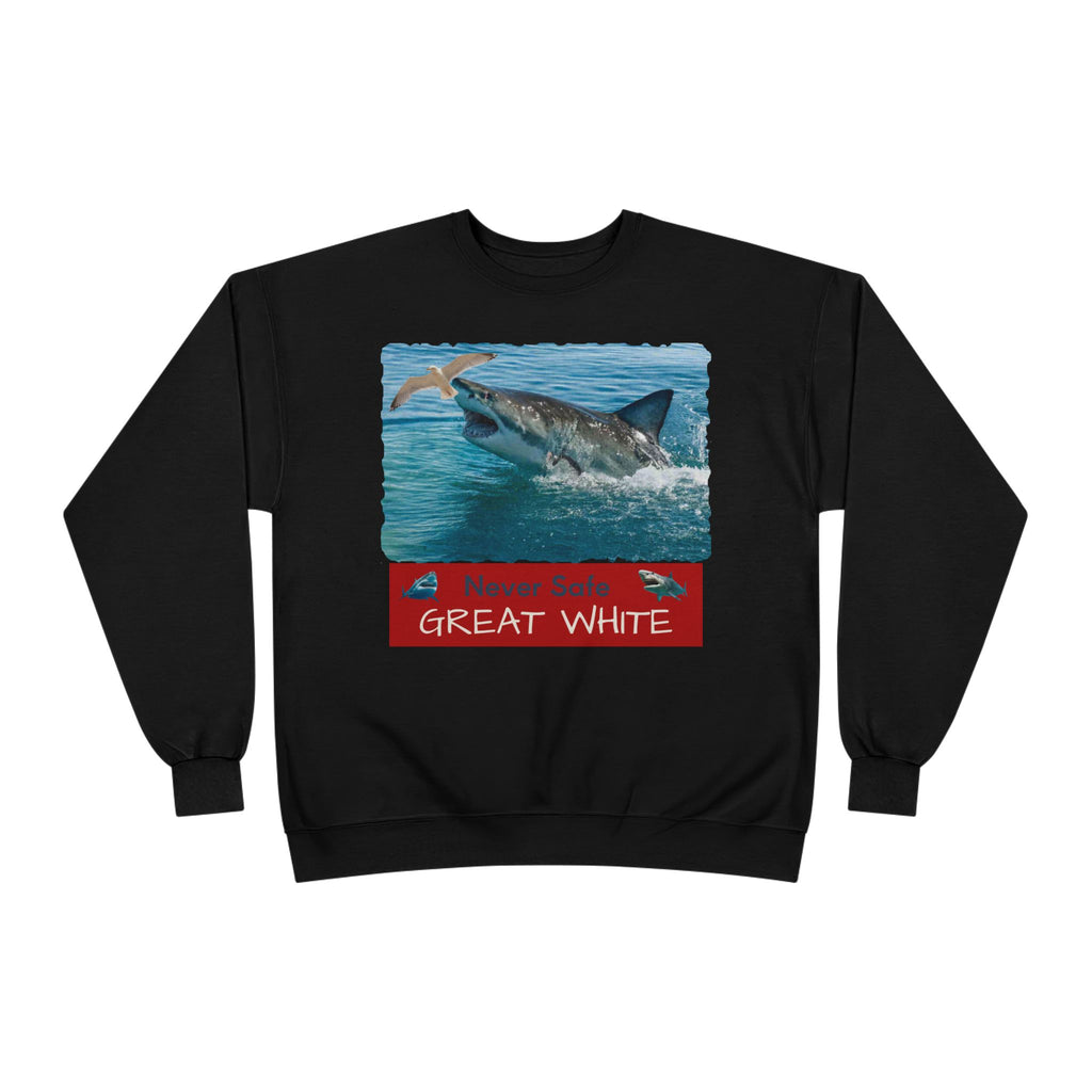 Great White Shark Crewneck Sweatshirt