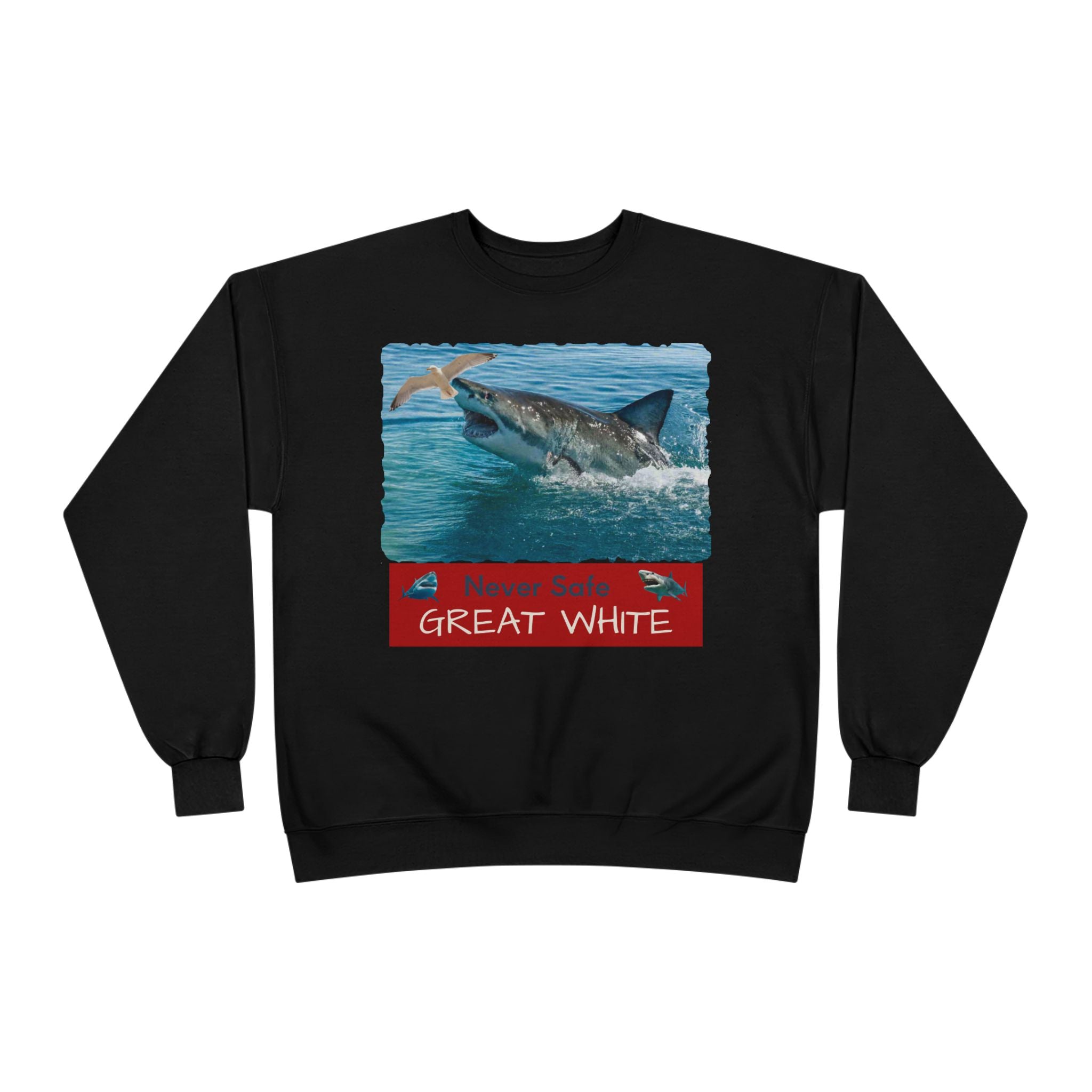 Great White Shark Crewneck Sweatshirt