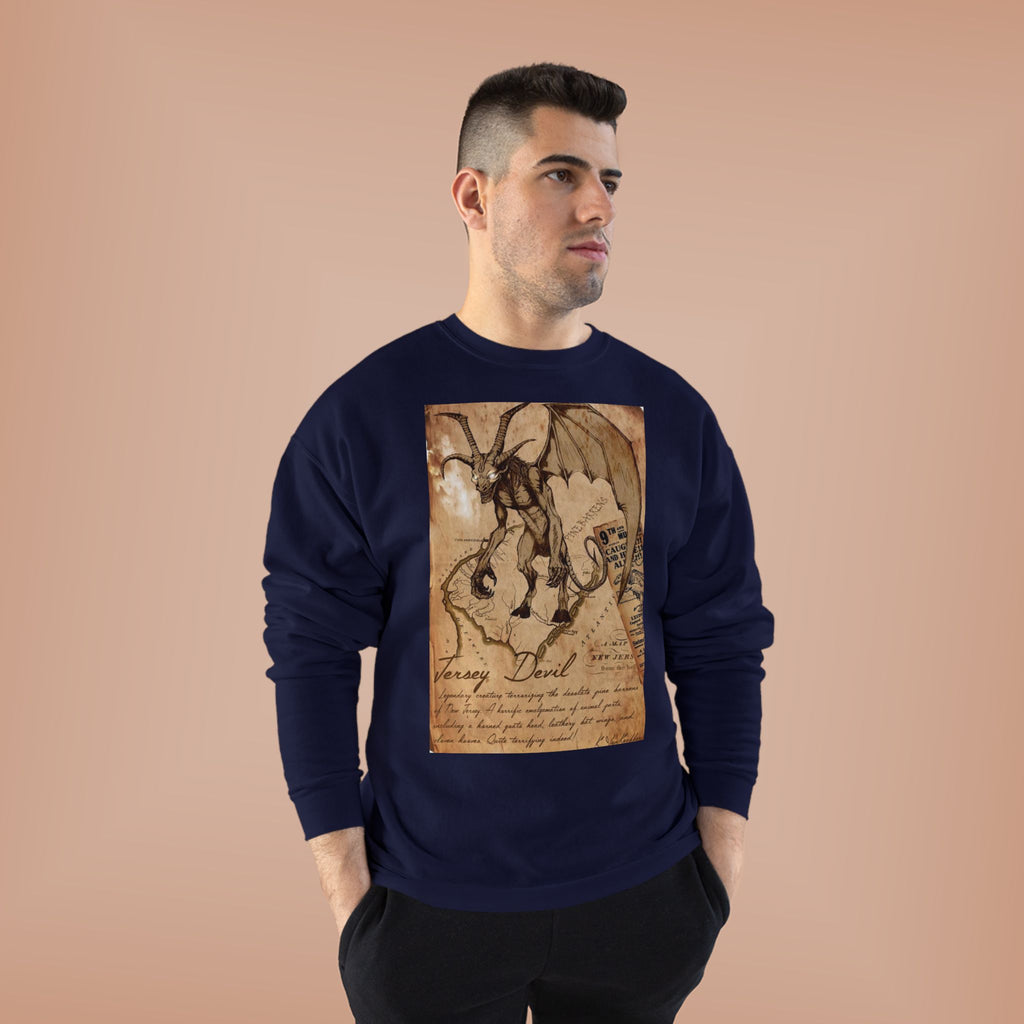 Vintage Demon Sketch Crewneck Sweatshirt
