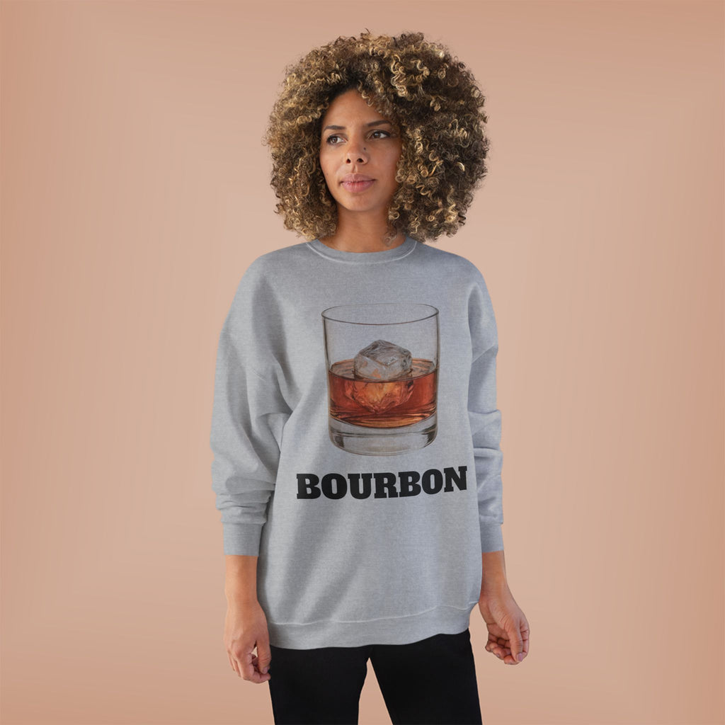 Bourbon Glass Sweatshirt — Vintage Whiskey Crewneck