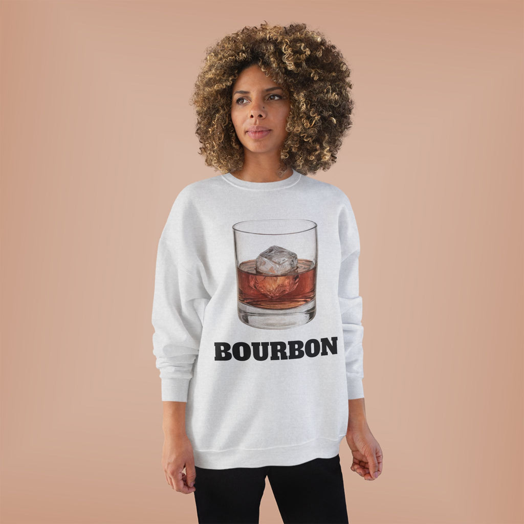 Bourbon Glass Sweatshirt — Vintage Whiskey Crewneck