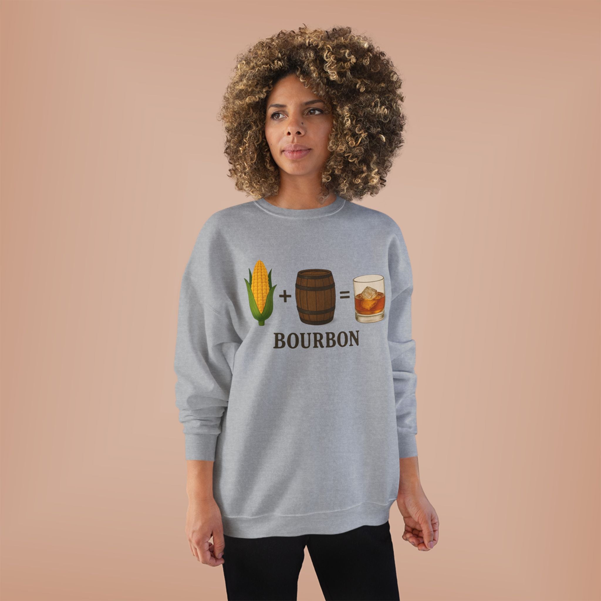 Bourbon Corn Barrel Crewneck Sweatshirt