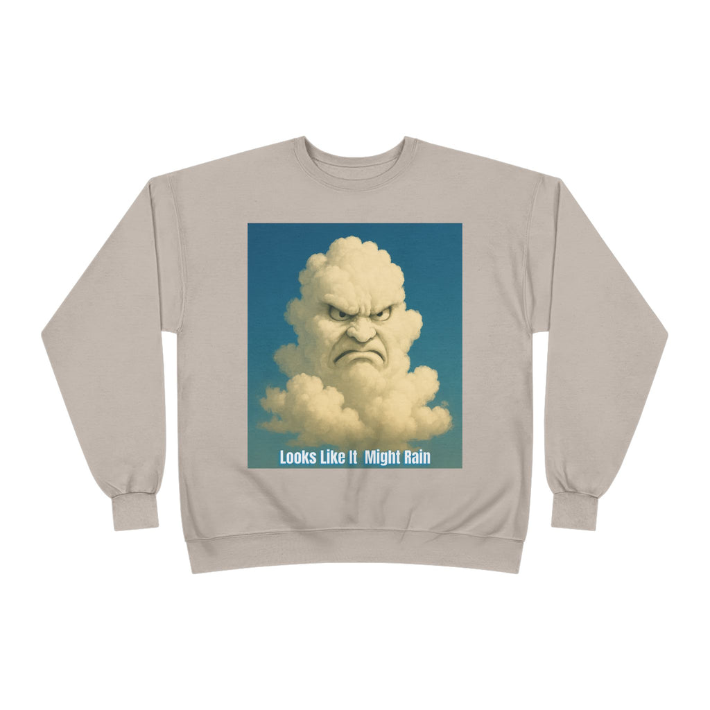 Angry Cloud 'Looks Like It Might Rain' Sweatshirt