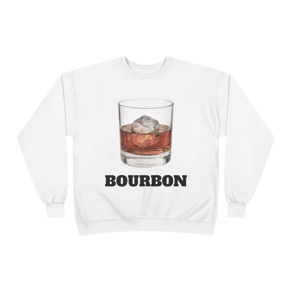 Bourbon Glass Sweatshirt — Vintage Whiskey Crewneck
