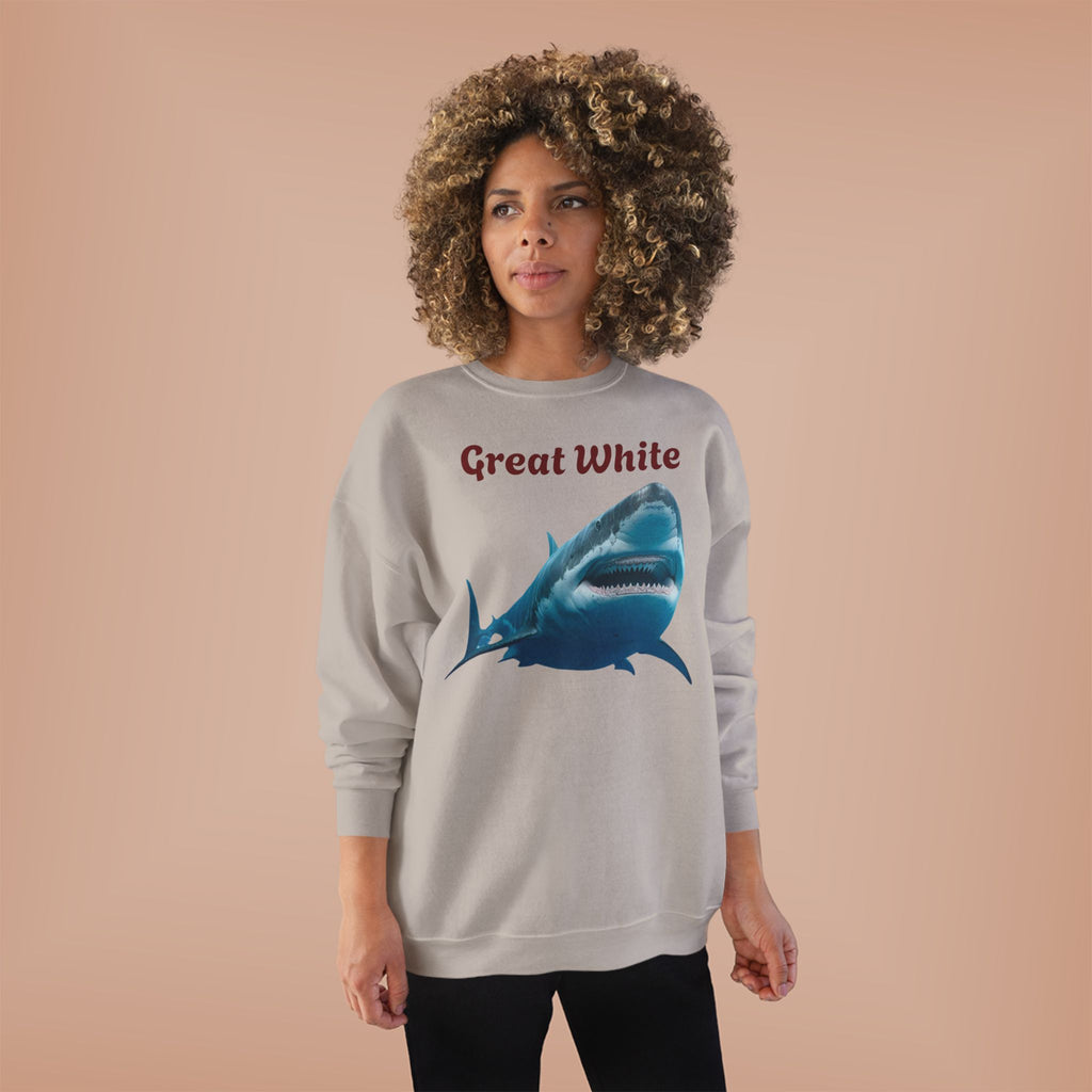 Great White Shark Crewneck Sweatshirt