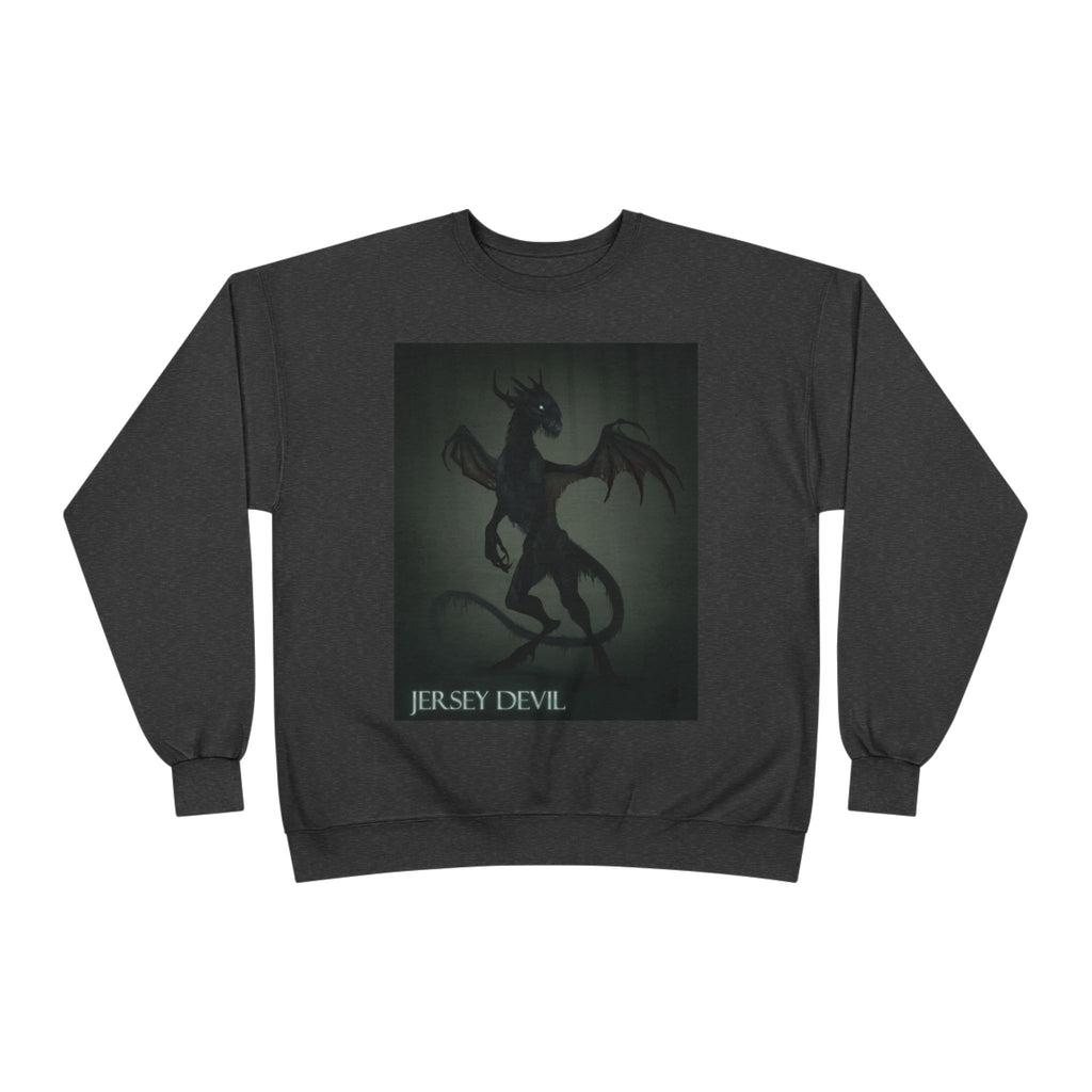 Jersey Devil Crewneck Sweatshirt – Gothic Cryptid Graphic Pullover