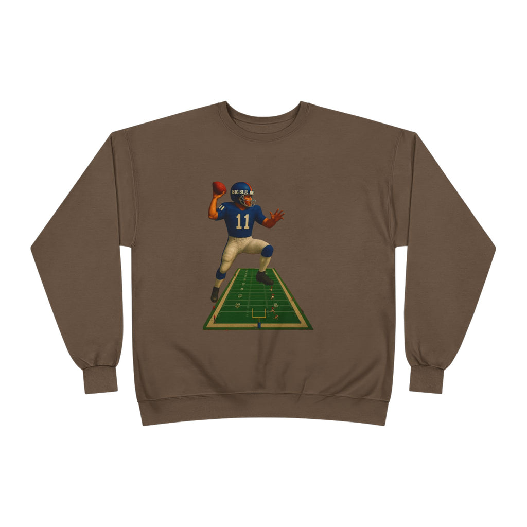 Football Quarterback Graphic Crewneck Sweatshirt
