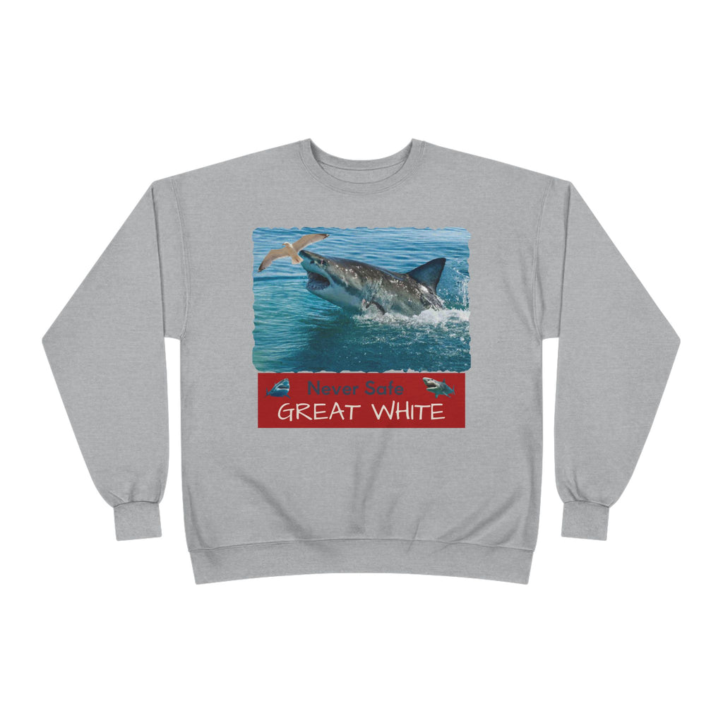 Great White Shark Crewneck Sweatshirt