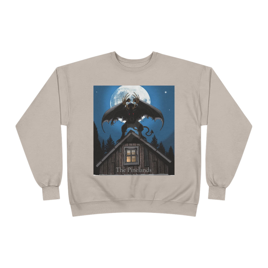 Werewolf Moon Crewneck Sweatshirt — Night Forest Horror Graphic