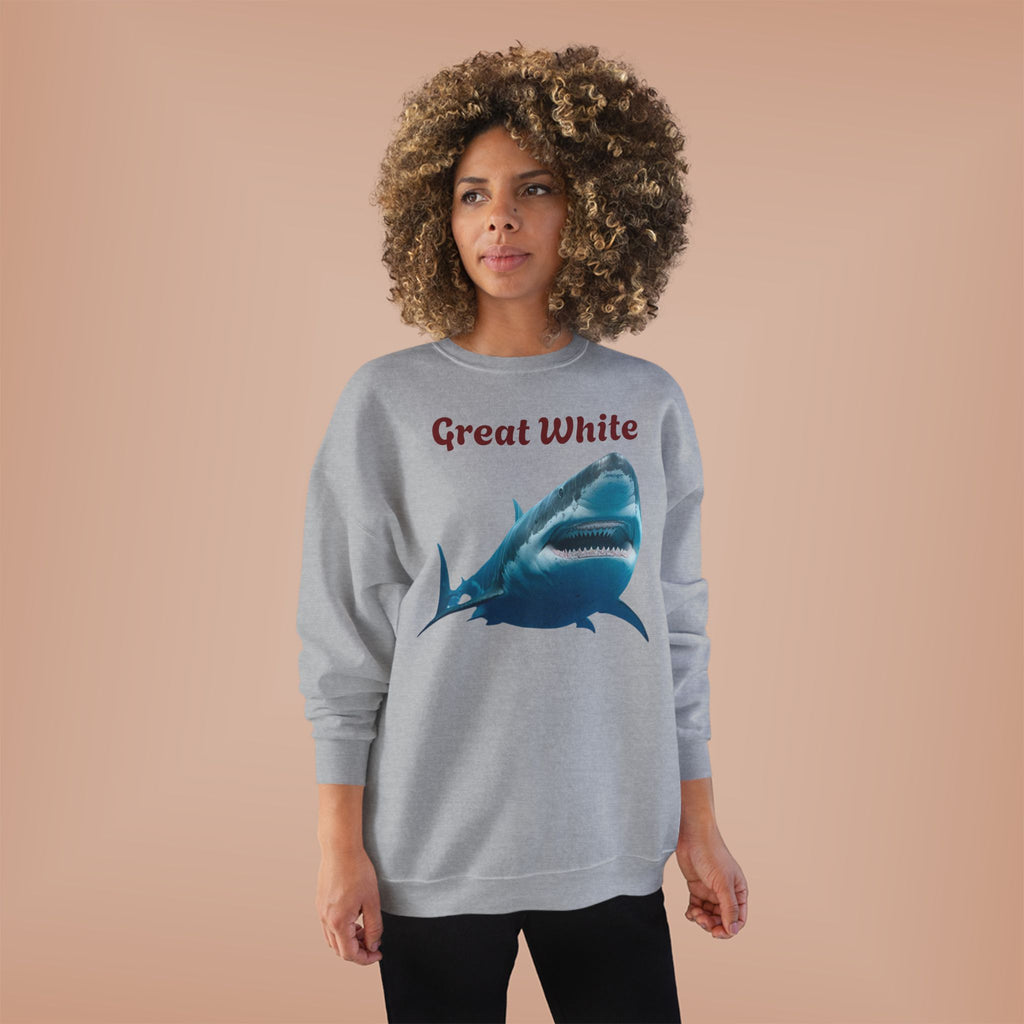 Great White Shark Crewneck Sweatshirt