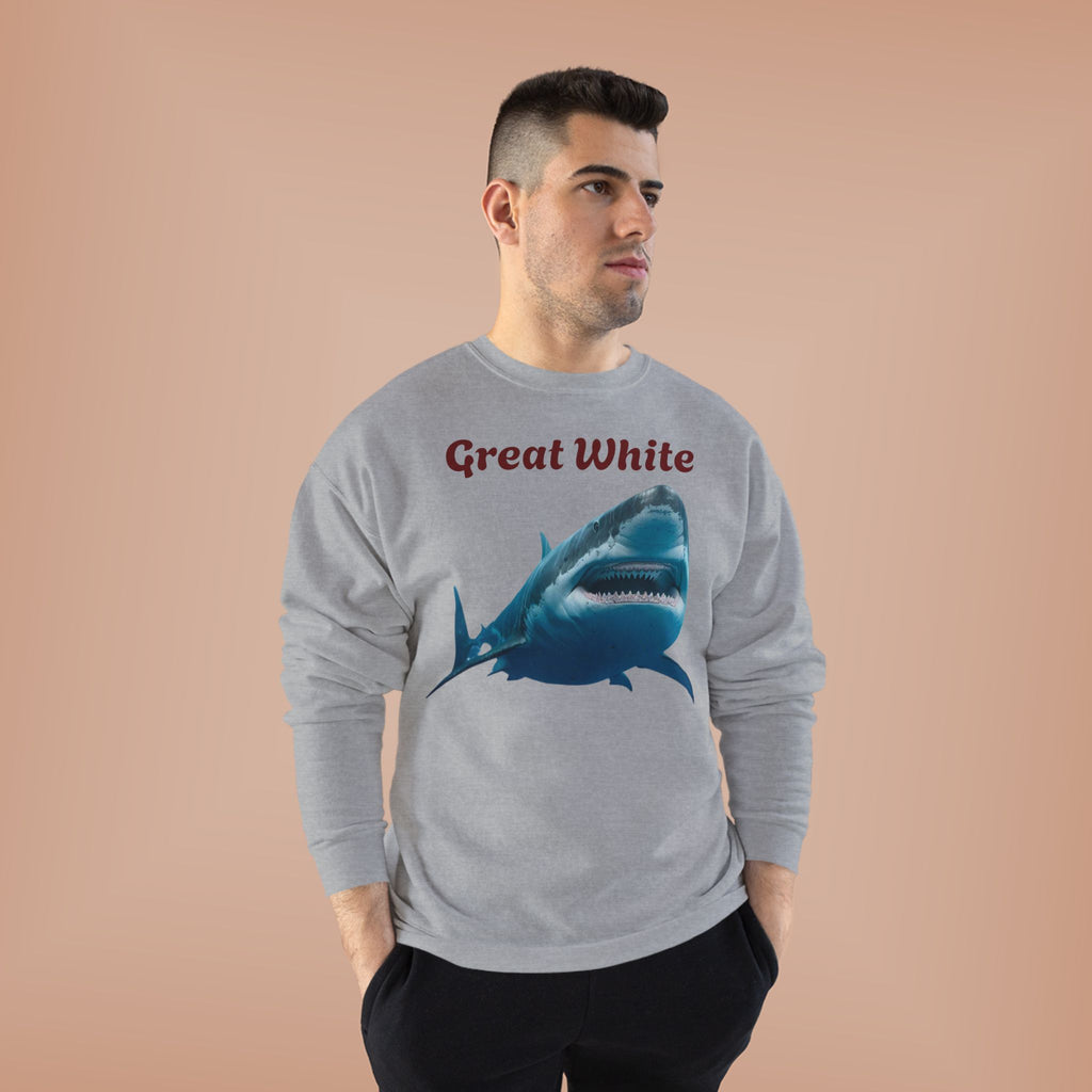 Great White Shark Crewneck Sweatshirt