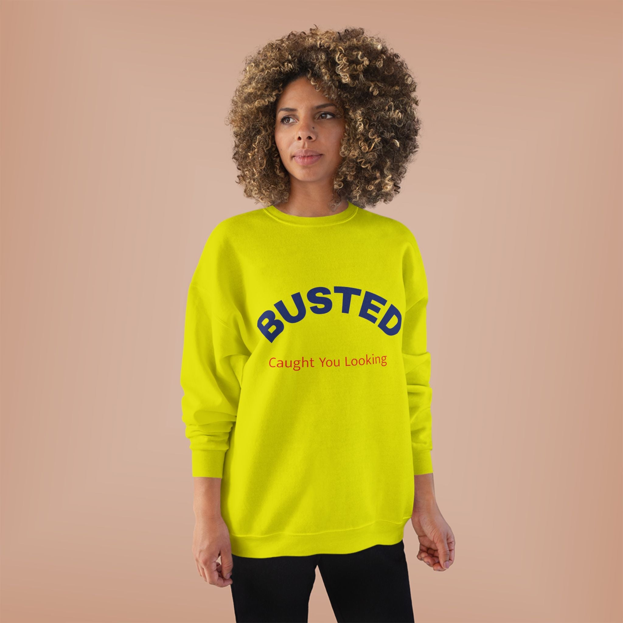 Busted “Caught You Looking” Crewneck Sweatshirt