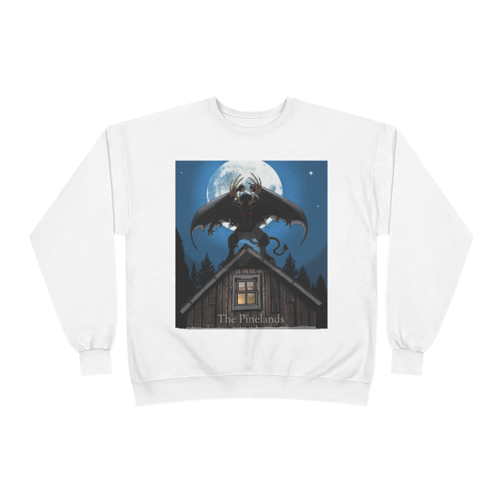 Werewolf Moon Crewneck Sweatshirt — Night Forest Horror Graphic