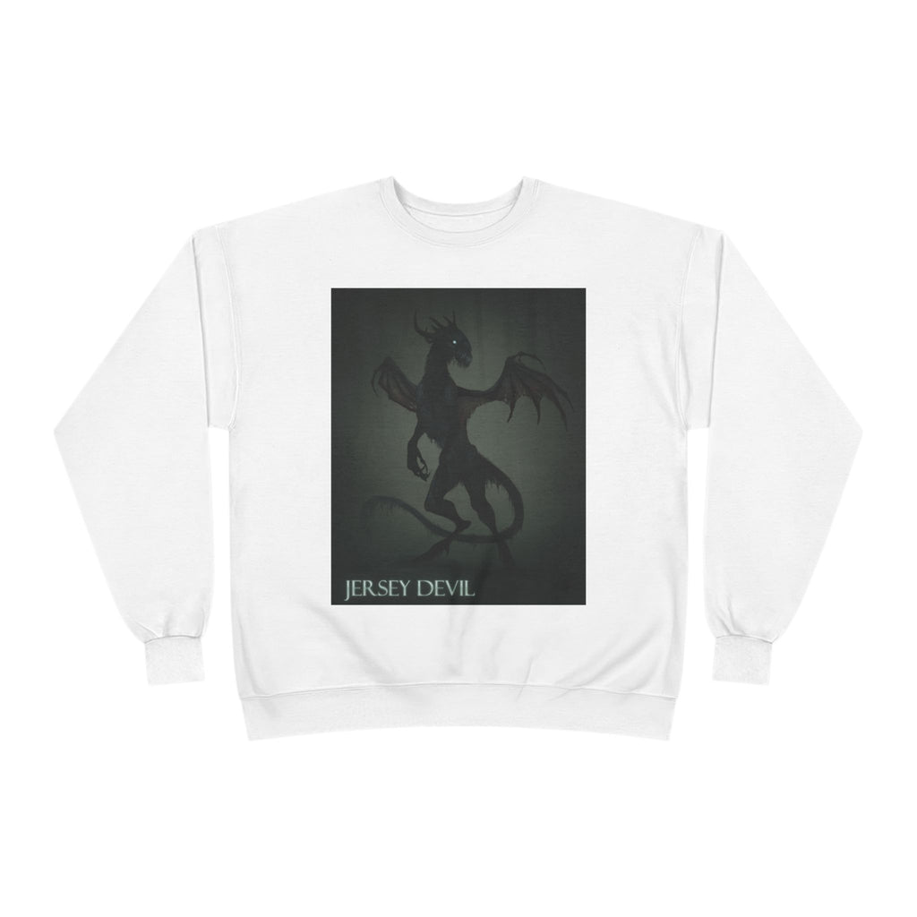 Jersey Devil Crewneck Sweatshirt – Gothic Cryptid Graphic Pullover