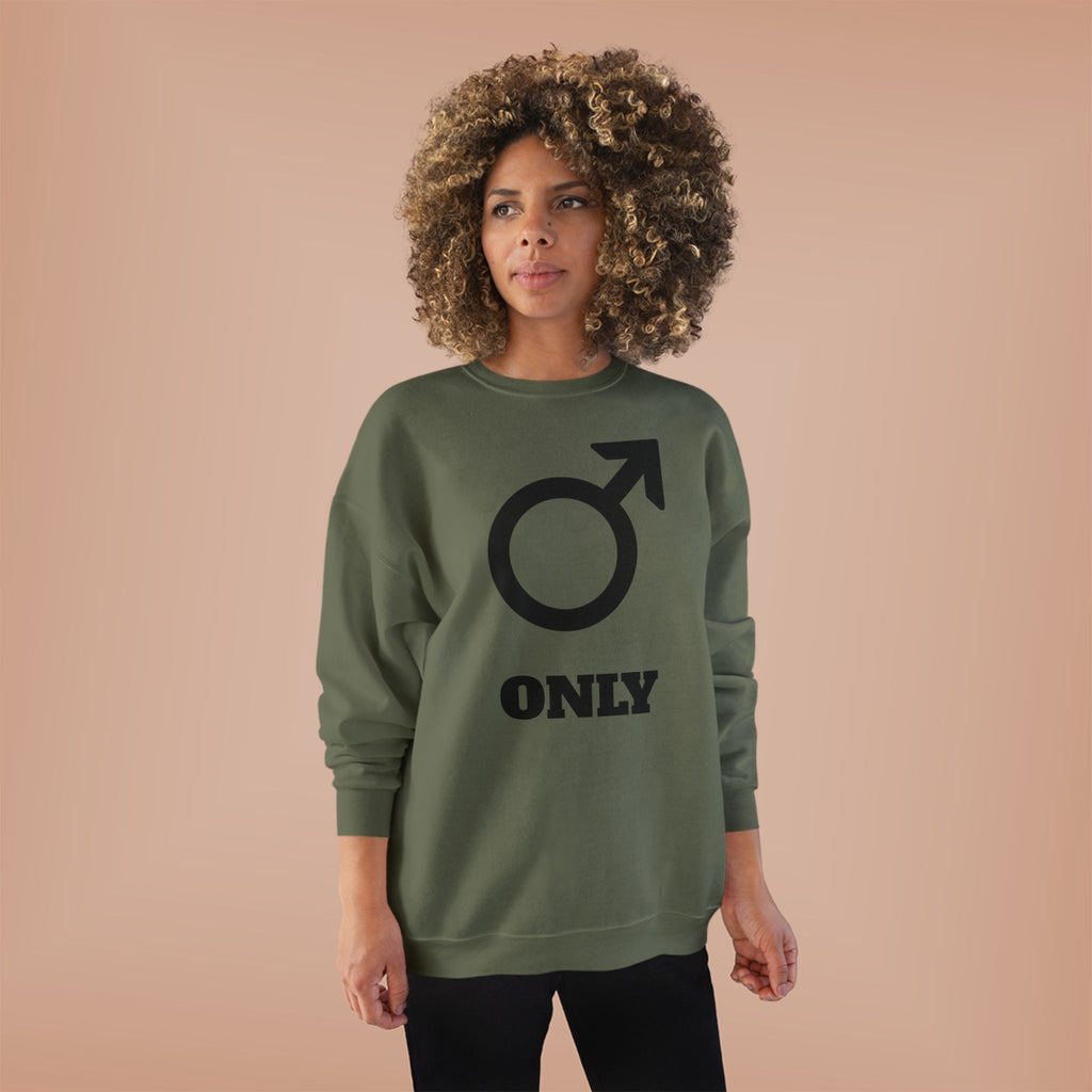 Male Symbol 'Only' Crewneck Sweatshirt
