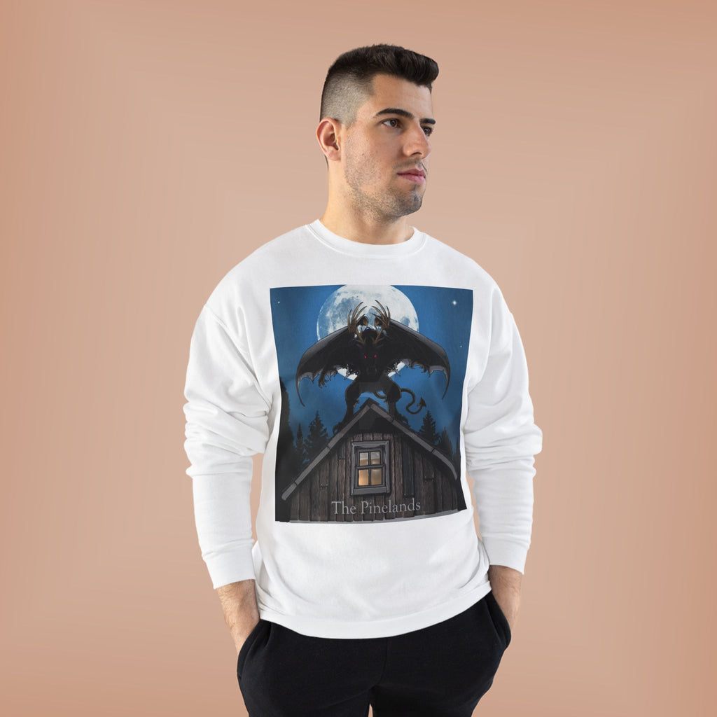 Werewolf Moon Crewneck Sweatshirt — Night Forest Horror Graphic