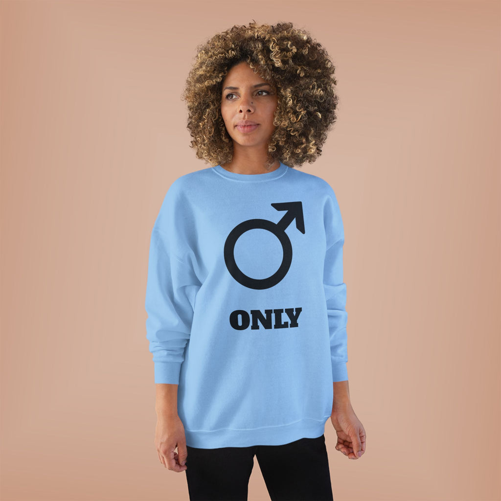 Male Symbol 'Only' Crewneck Sweatshirt