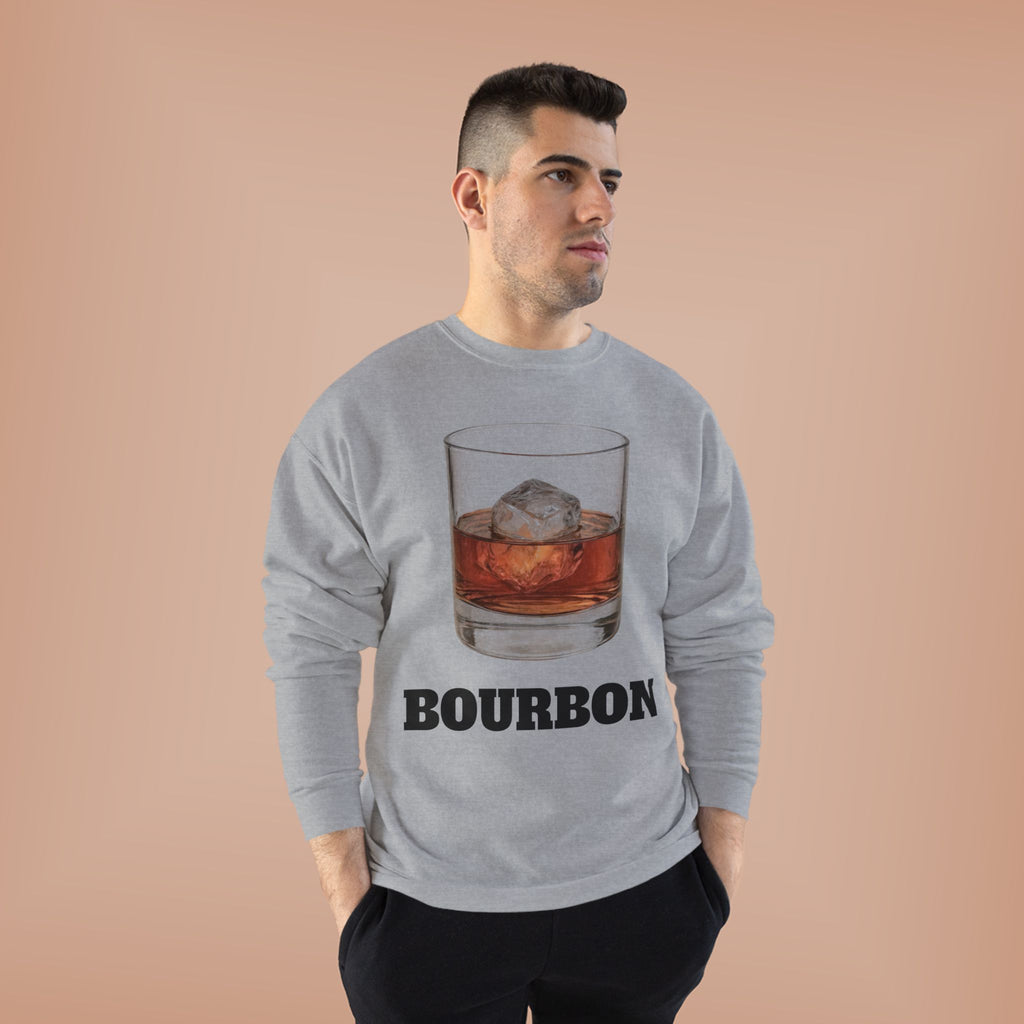 Bourbon Glass Sweatshirt — Vintage Whiskey Crewneck