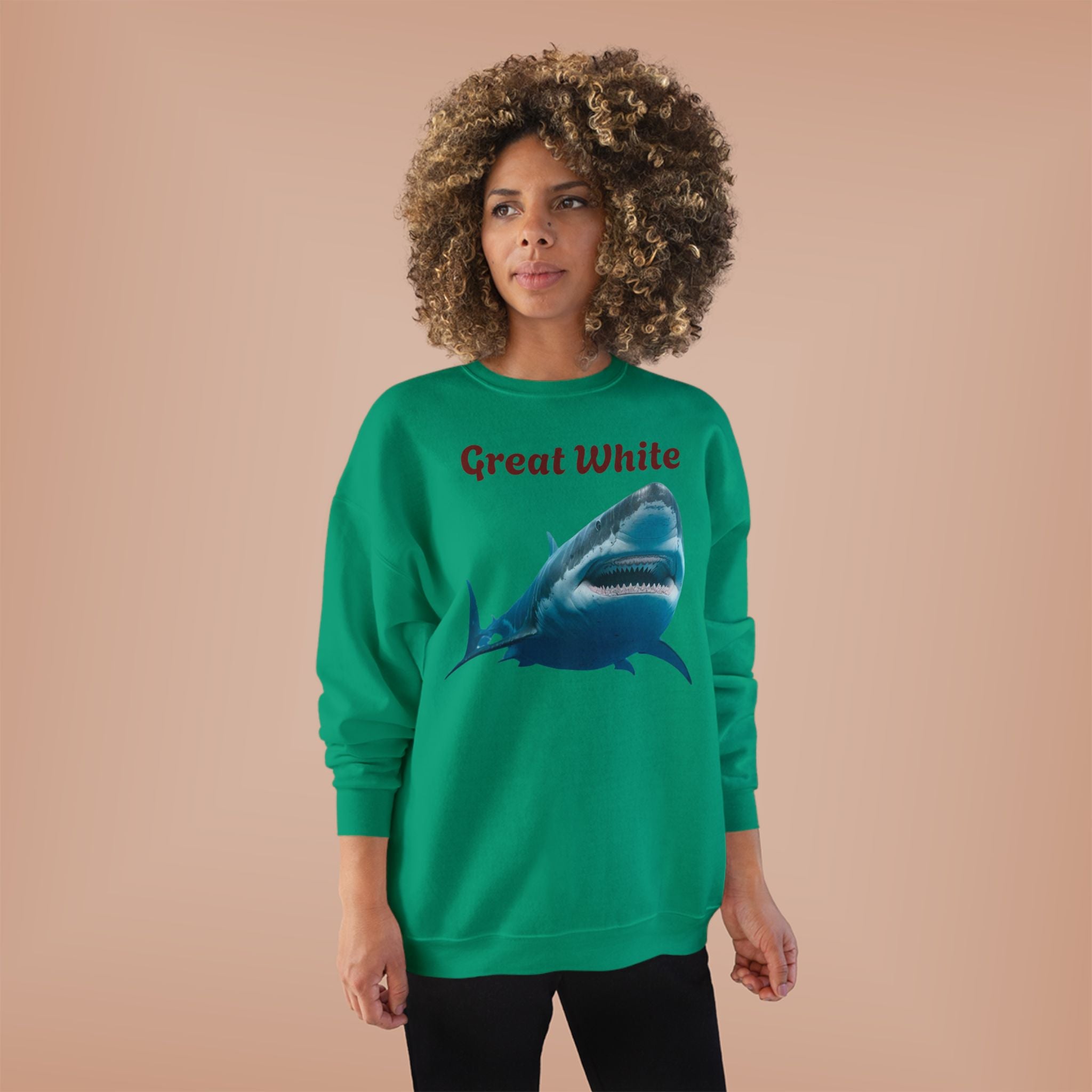 Great White Shark Crewneck Sweatshirt