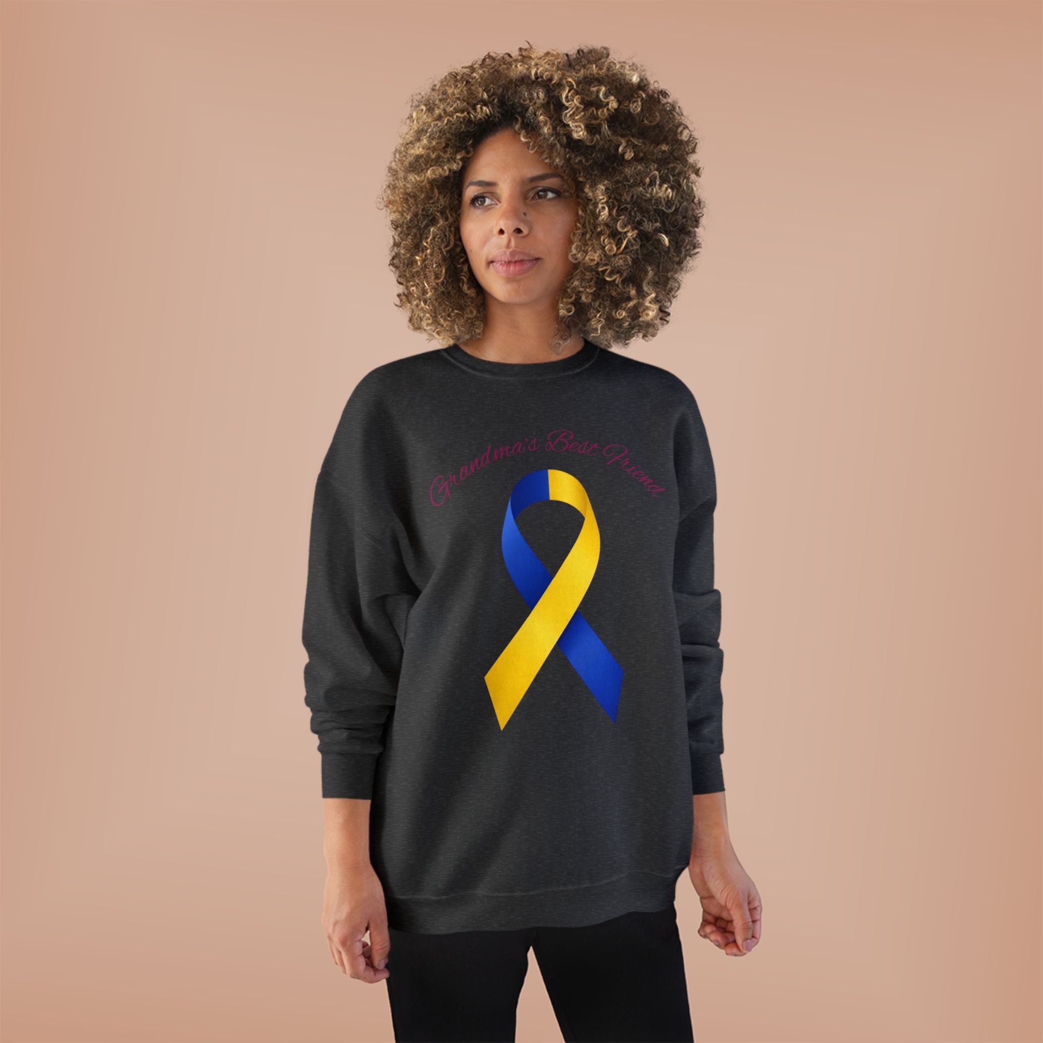 Grandma's Brave Cancer Ribbon Sweatshirt