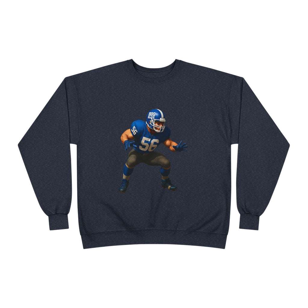 Football Linebacker Illustration Crewneck Sweatshirt