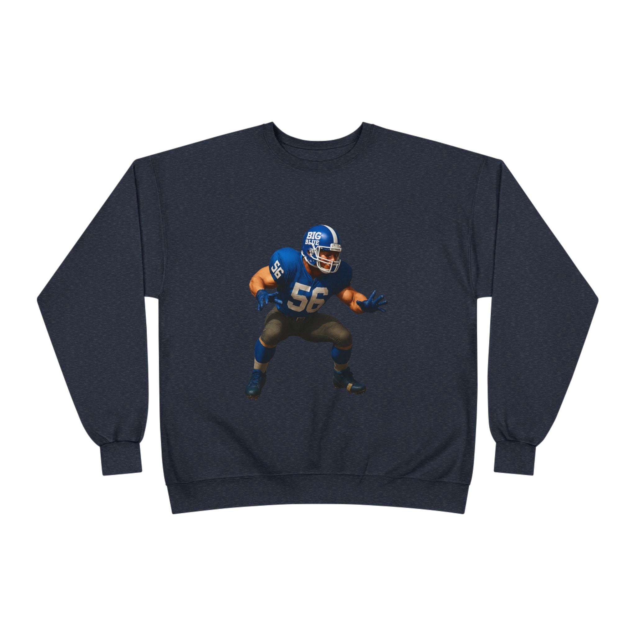 Football Linebacker Illustration Crewneck Sweatshirt