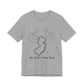 T-Shirt - 'We Love You Too' New Jersey Middle Finger Outline Graphic Tee